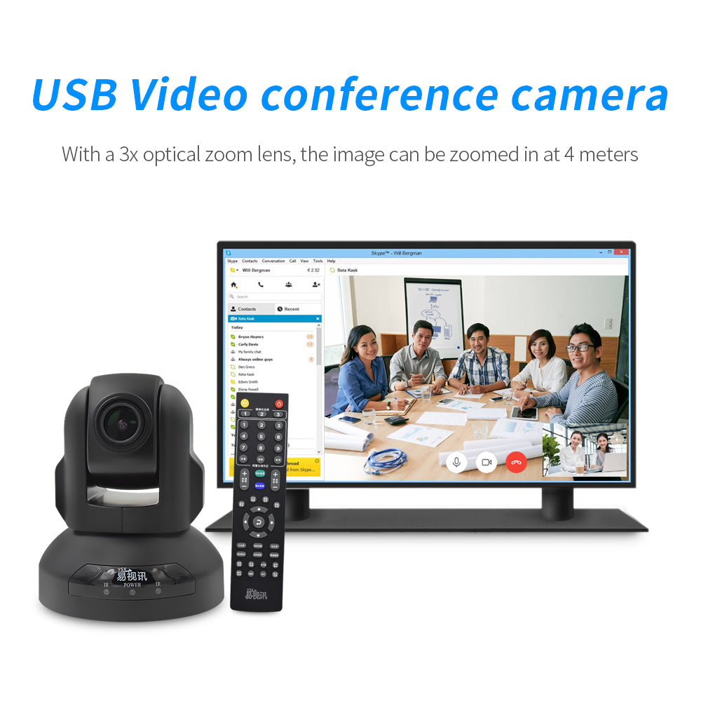 YSX™ HD Video Conference Camera USB Driveless YAX-E580S Teaching Medicine Business Network Remote Conference System Equipment