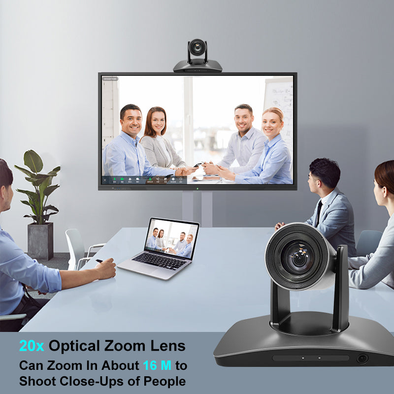 YSX™ 20X Optical Zoom Lens/ USB SDI DVI Port/ HD Face Tracking Video Conference Camera YSX-EGT20G