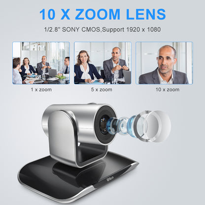 YSX™ 10X Optical Zoom Lens / USB Port / PTZ HD Video Conference Camera YSX-EA300