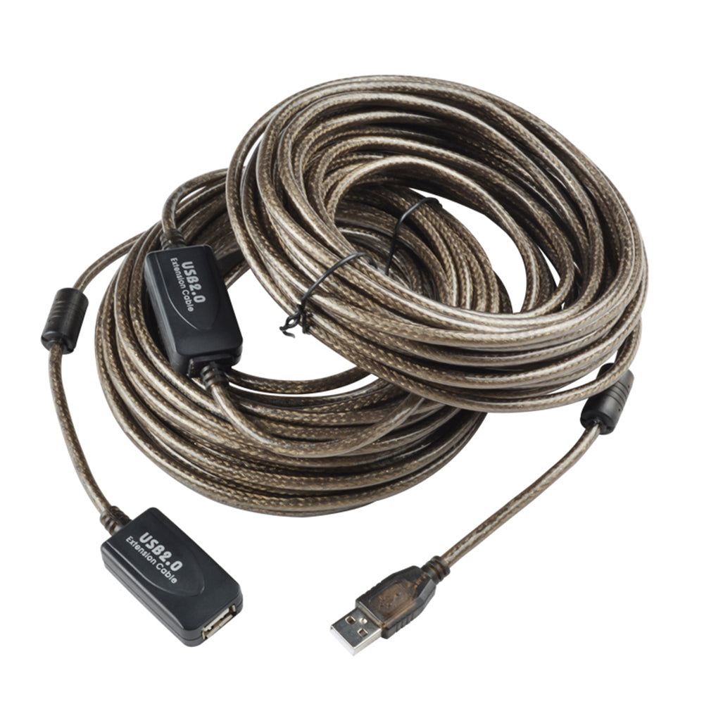 USB 2.0 Active Extension Cable 32 Feet with Signal Amplifier