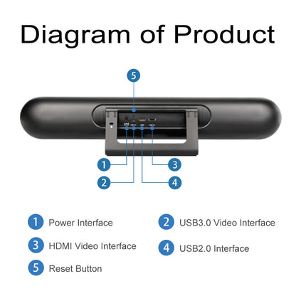 YSX™ All in One Video Conference Camera with AI Auto-tracking Function YSX-EA5