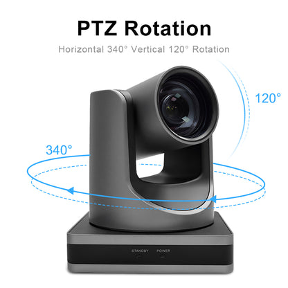 YSX™ 8.51M/ 4K / 12X Optical Zoom Lens / HDMI / USB HD PTZ Video Conference Camera YSX-E350K