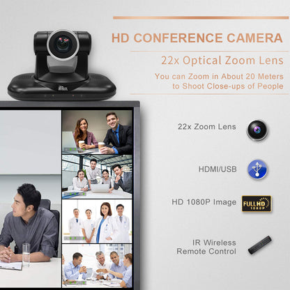 YSX™ 22X Optical Zoom Lens/ USB/SDI/HDMI Video Conference Camera YSX-E350R