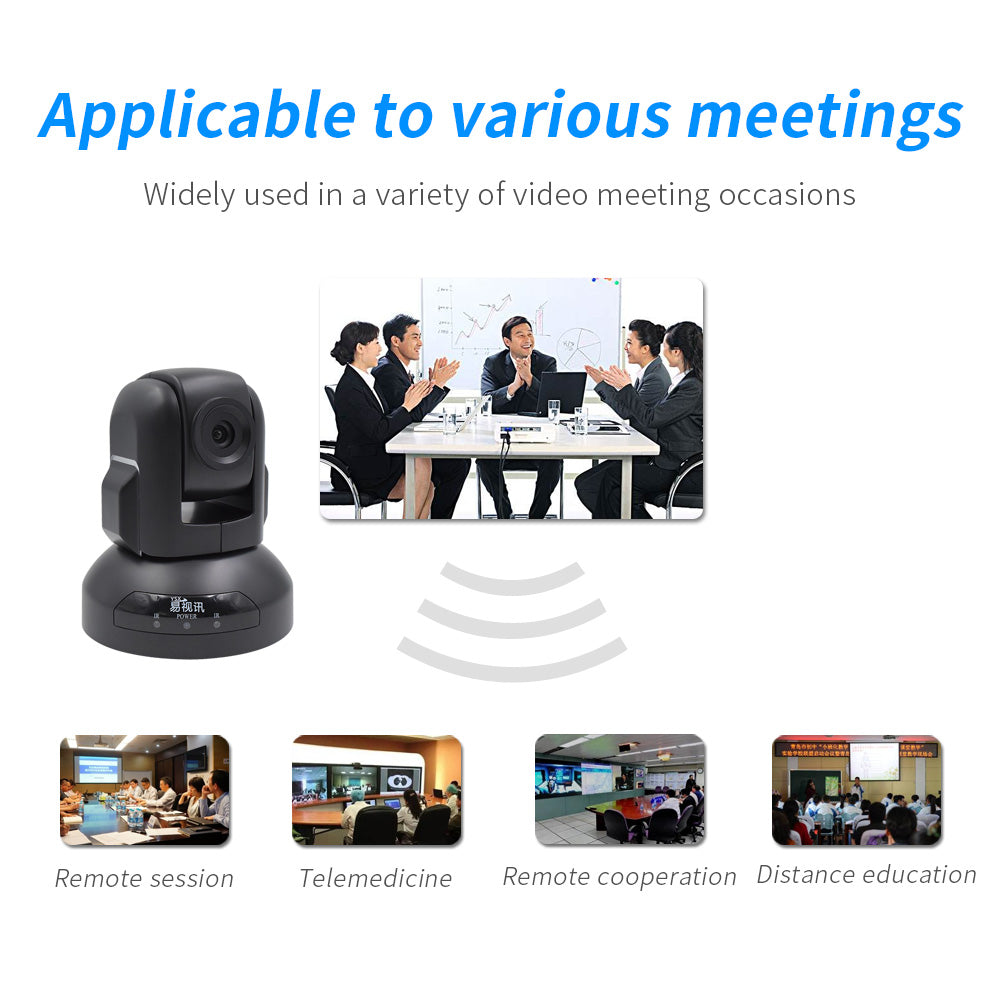 YSX™ Fixed Lens / PTZ / HD USB Video Conference Camera YSX-E580A