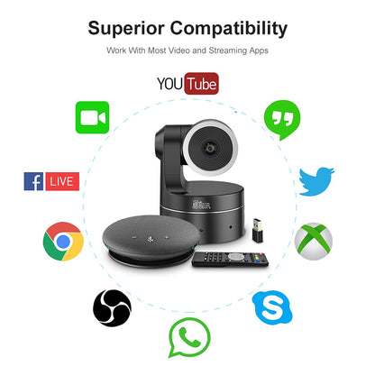 YSX™ All in One Conference Kits(Fixed Camera +  Wireless OminidirectionaL Microphone)  YSX-EC19